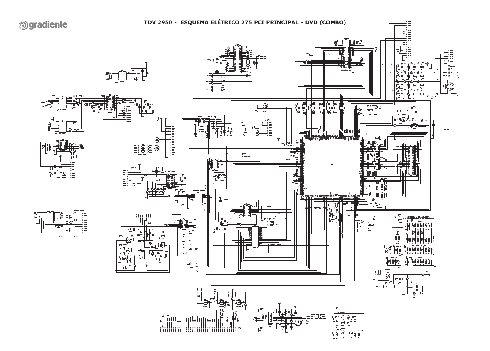 Gradiente TVD2950 Schematic