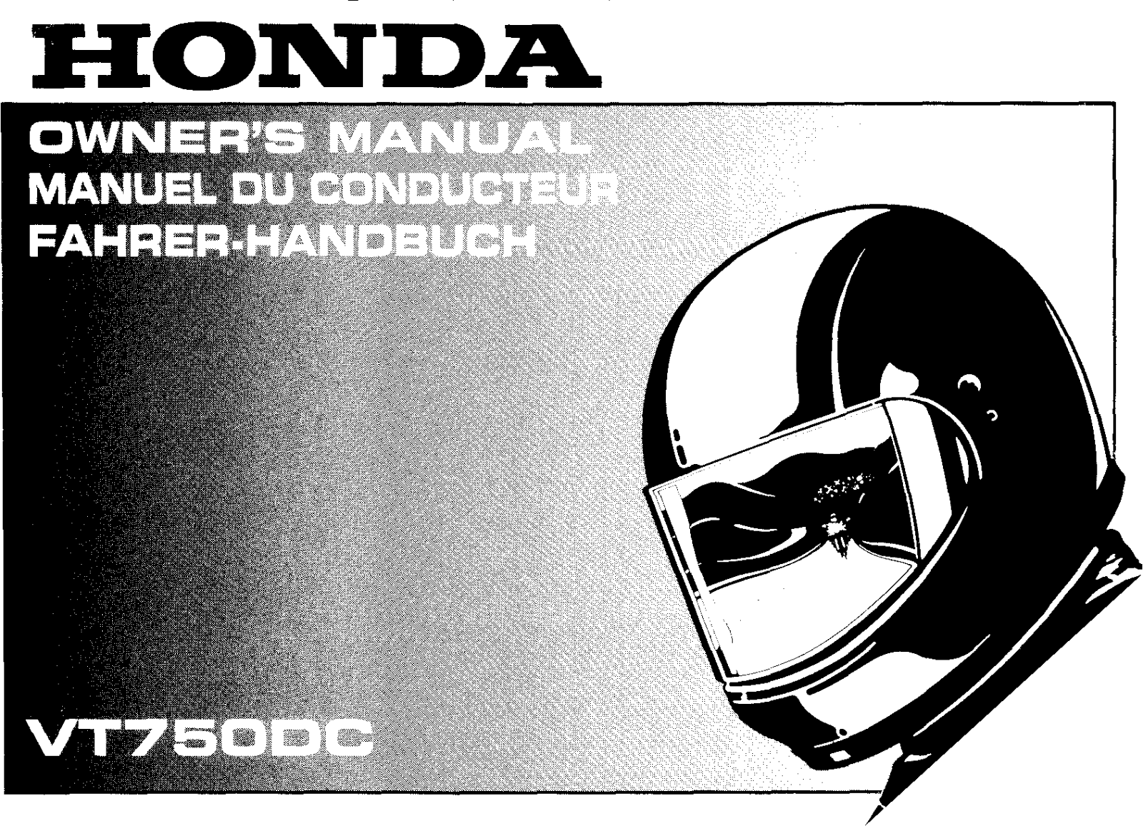 Honda VT750DC 2000 Owner's Manual