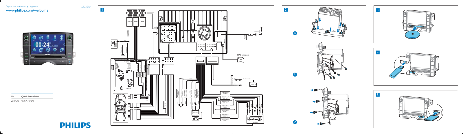 Philips CID3610 Quick Start Manual