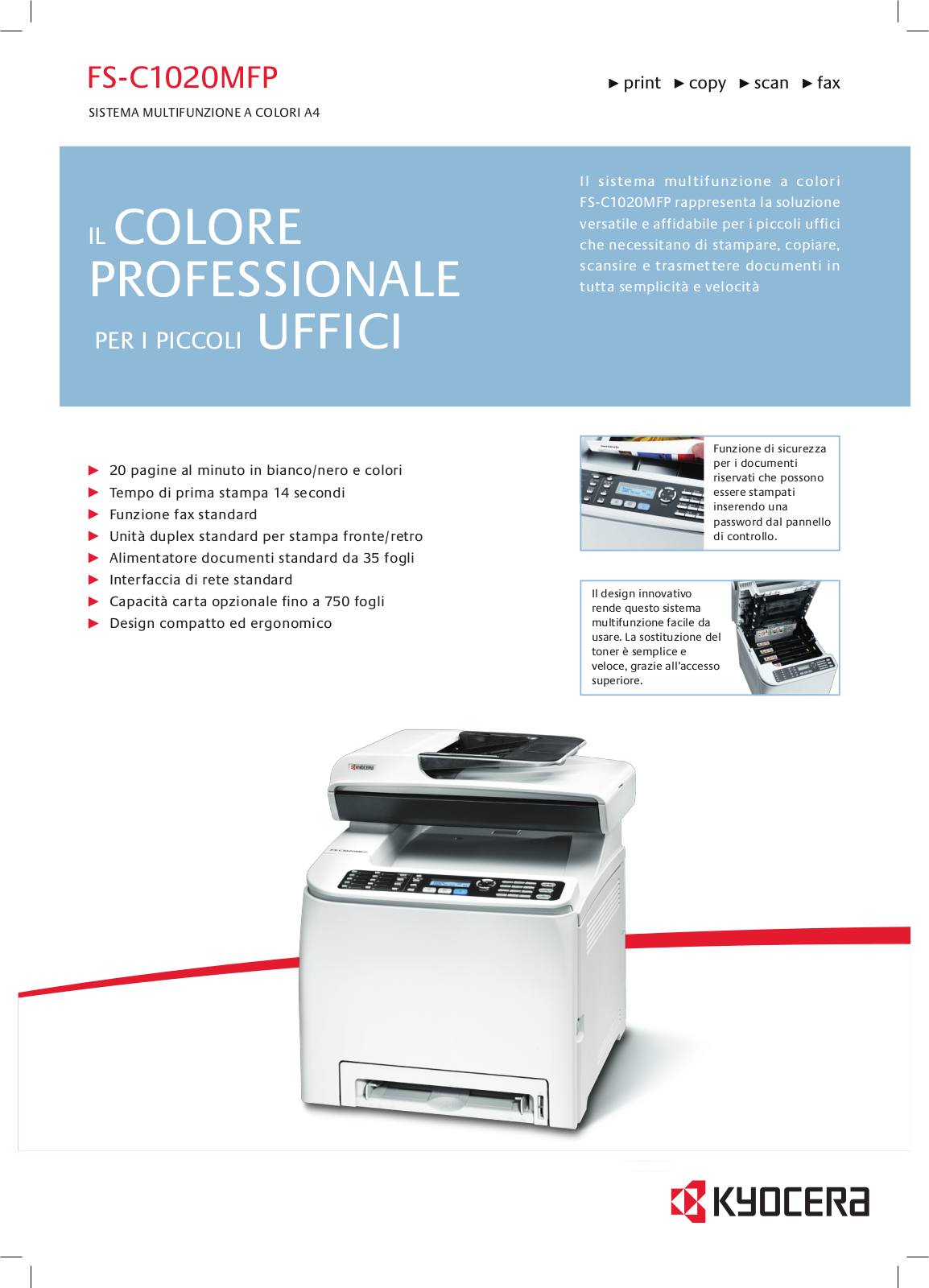 Kyocera FS-C1020MFP Brochure