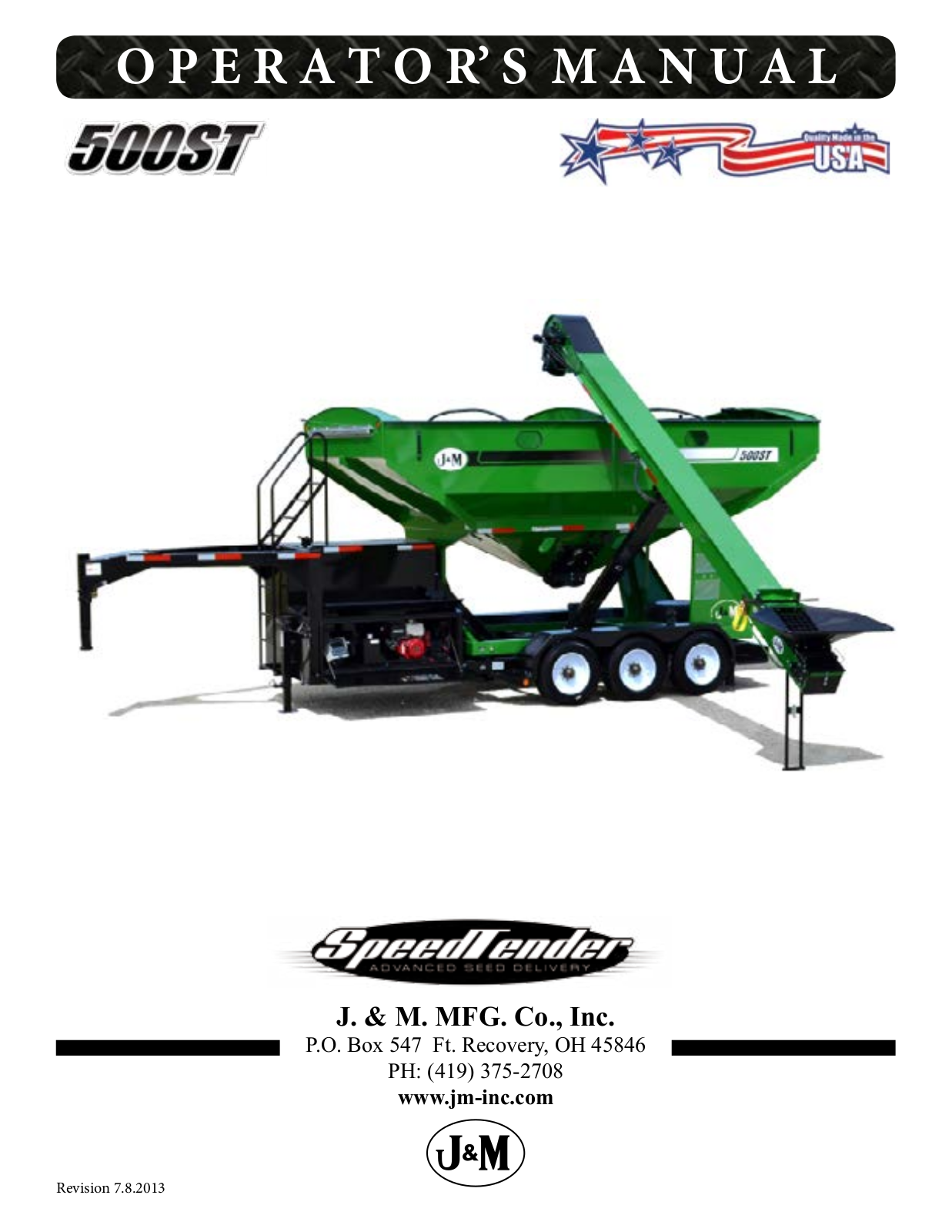 J&M 500ST User Manual