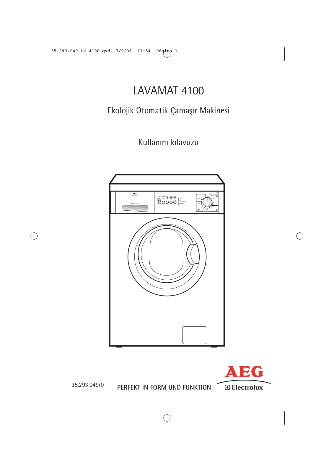 AEG LAVAMAT 4100 User Manual