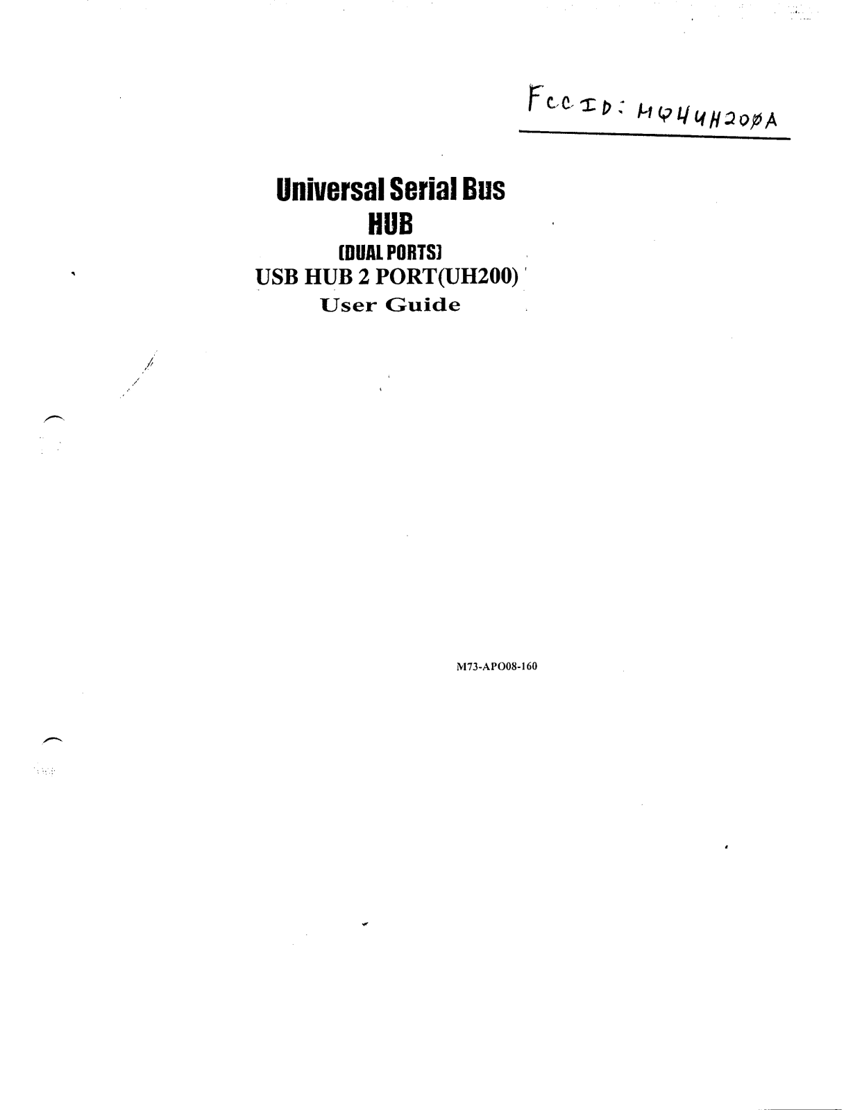 Abocom Systems UH200A User Manual