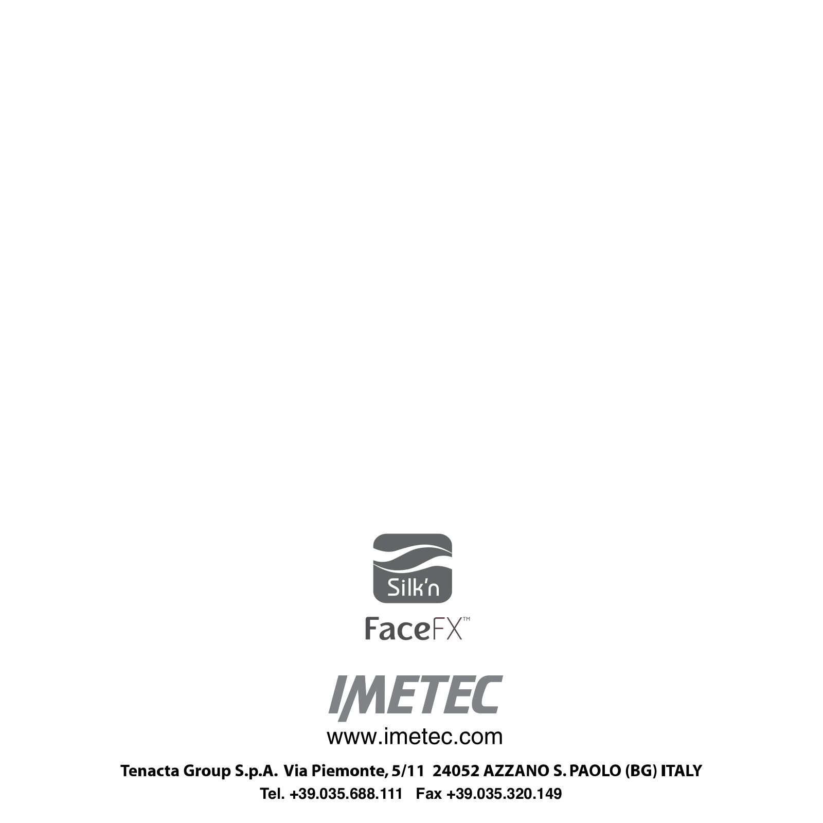 Imetec BELLISSIMA-FACE-FX User Manual