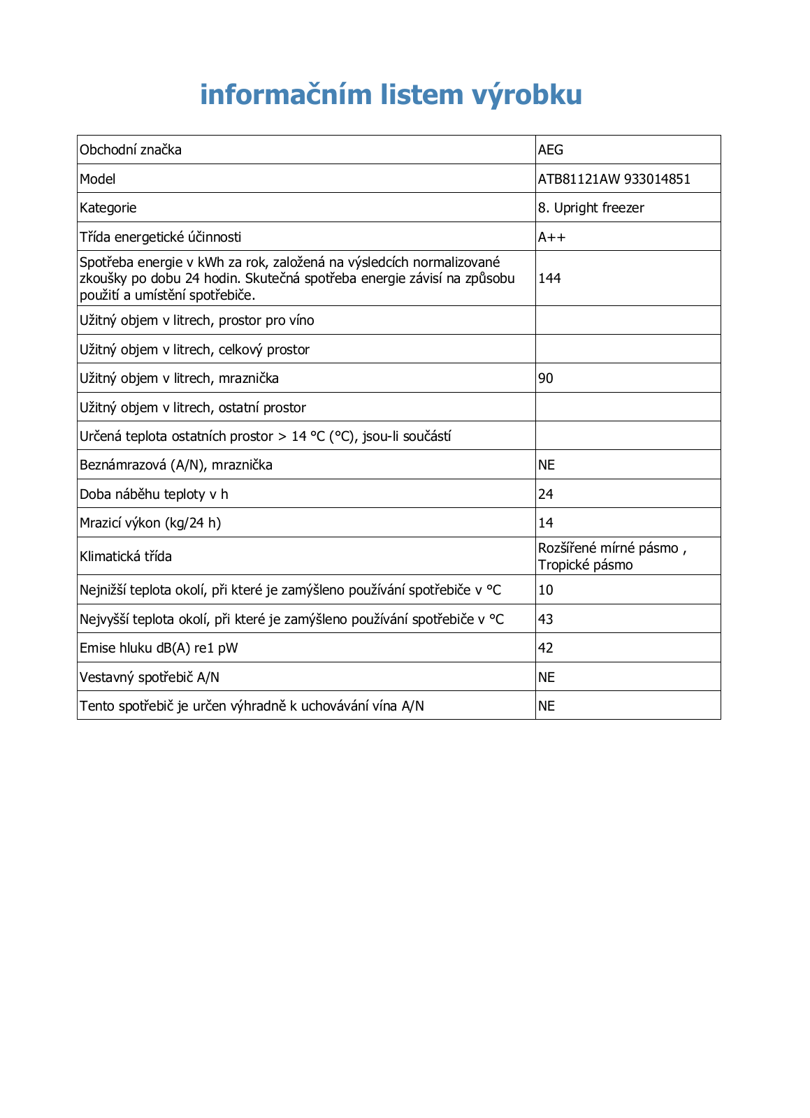 AEG ATB81121AW User Manual