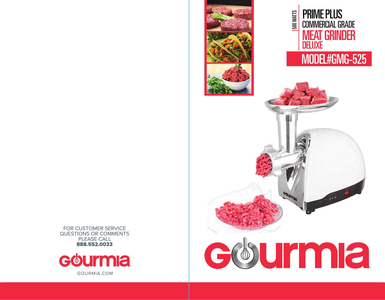 Gourmia GMG-525 User Manual