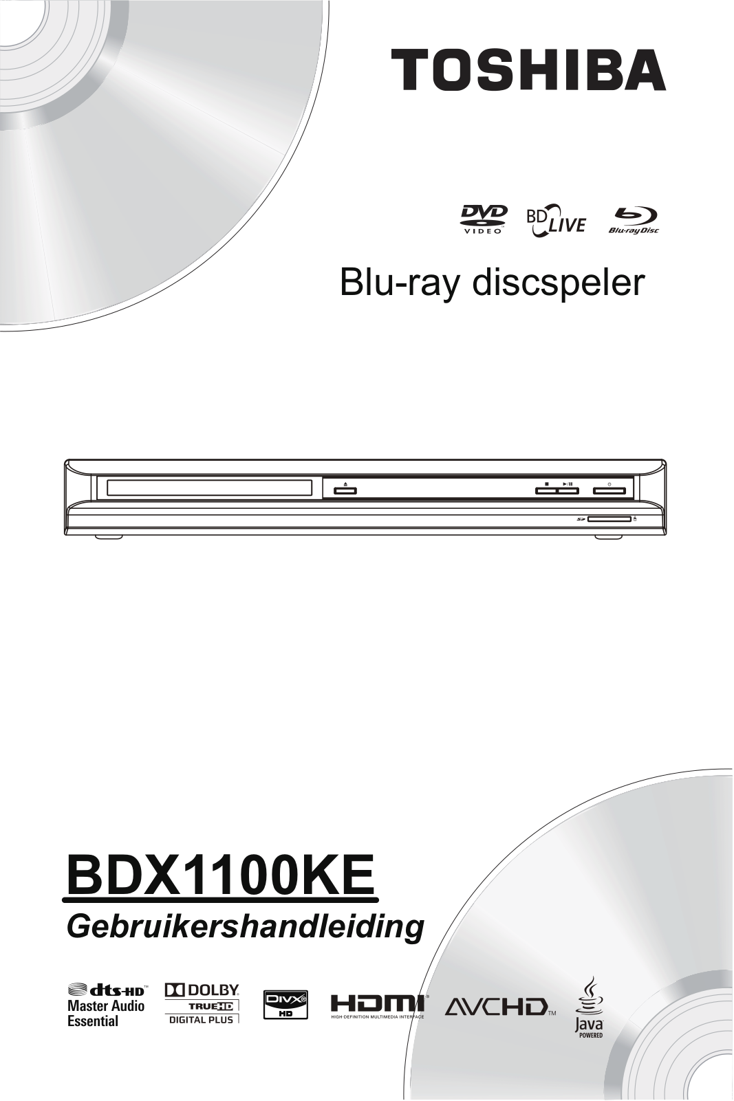 Toshiba BDX1100KE User Manual