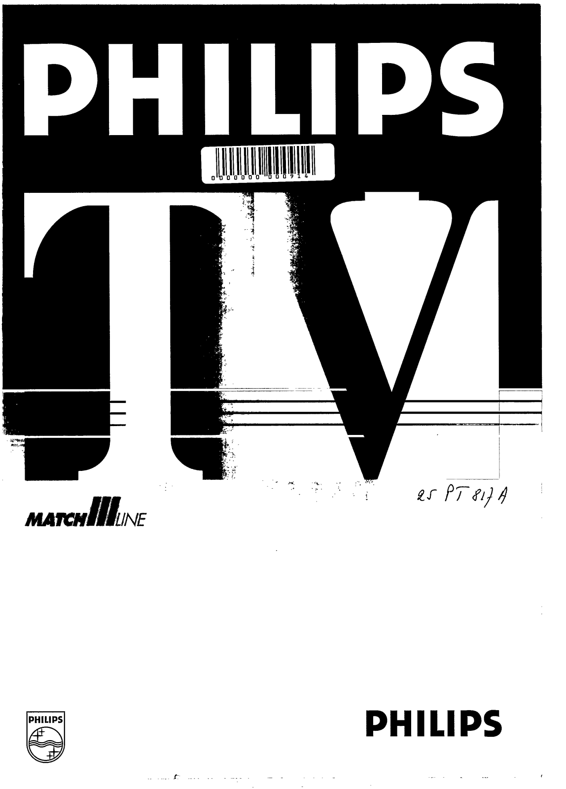 Philips 25PT817A/12 User Manual