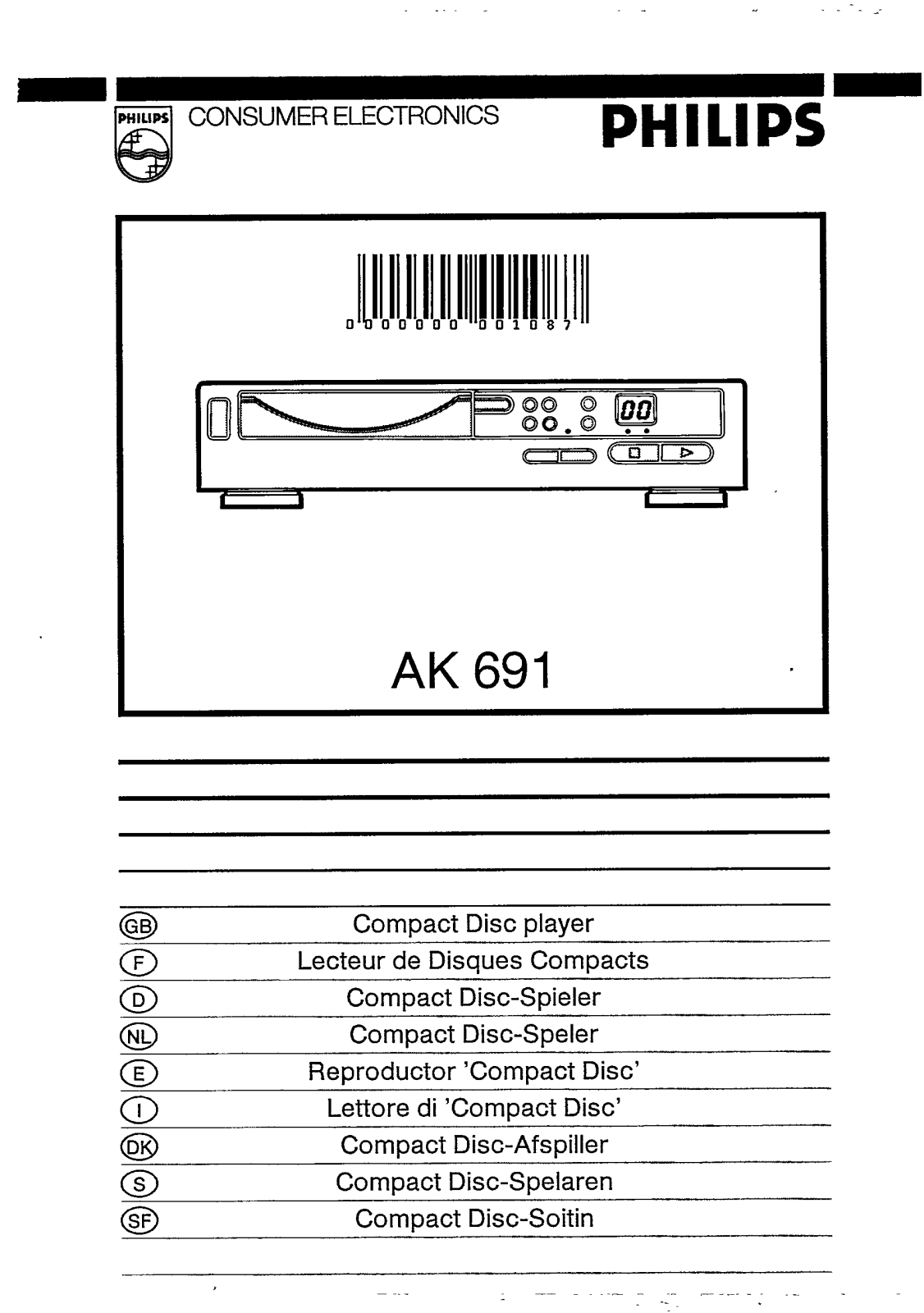 Philips AK691 User Manual