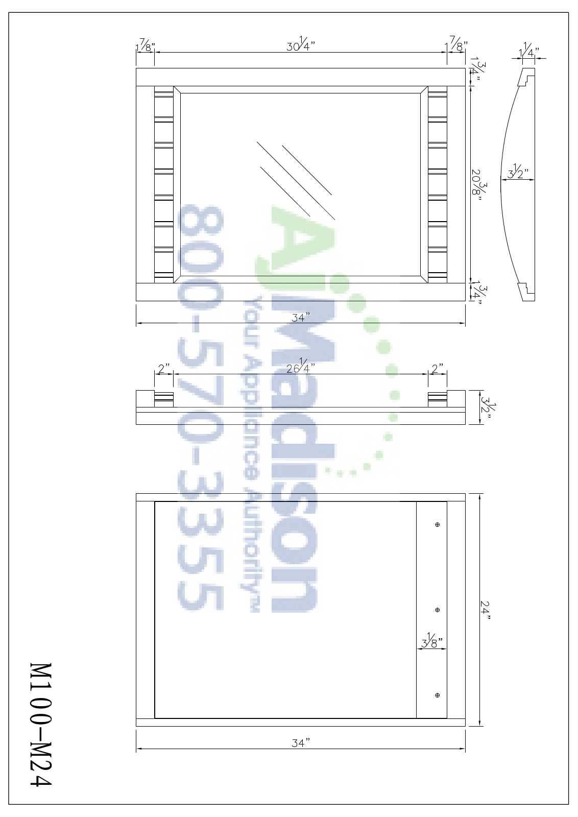 Empire Industries M100M24D Specs