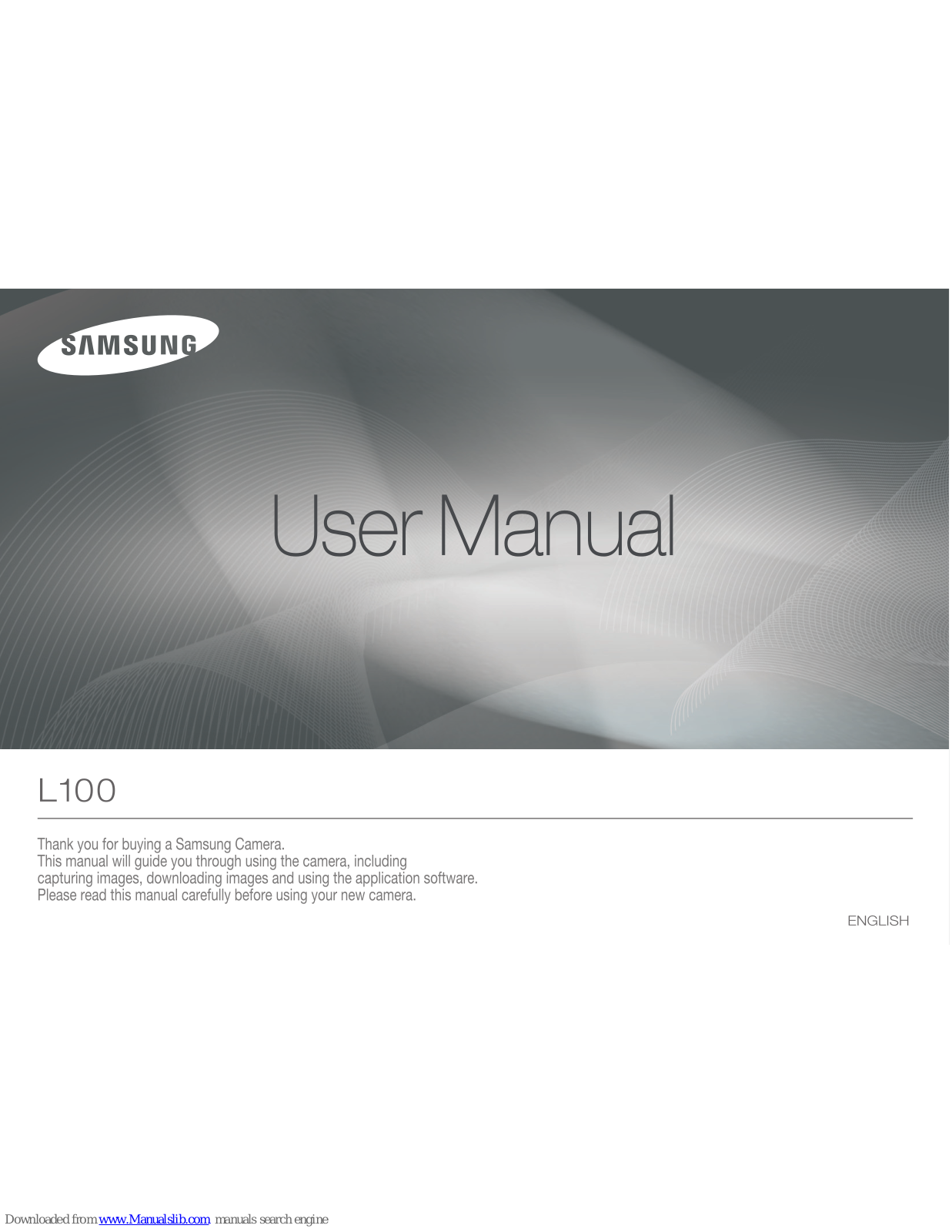 Samsung EC-L100ZBBA, L100 User Manual