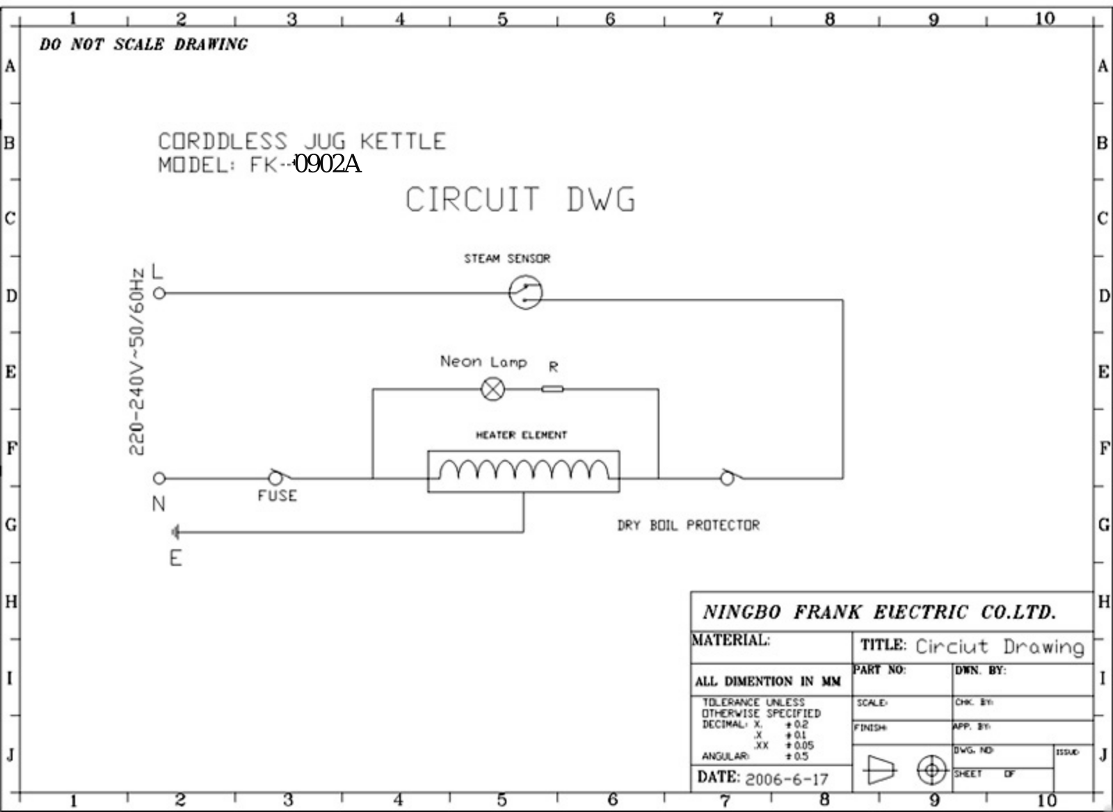 Maxwell MW-1006 Circuit diagrams