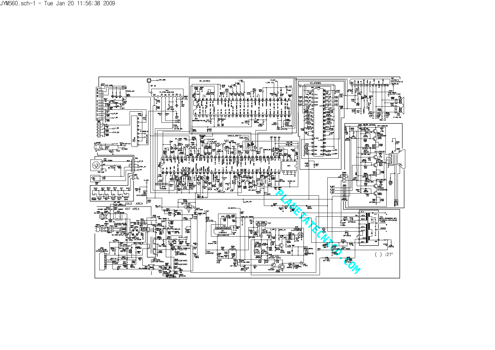 Audinac A790 Schematic