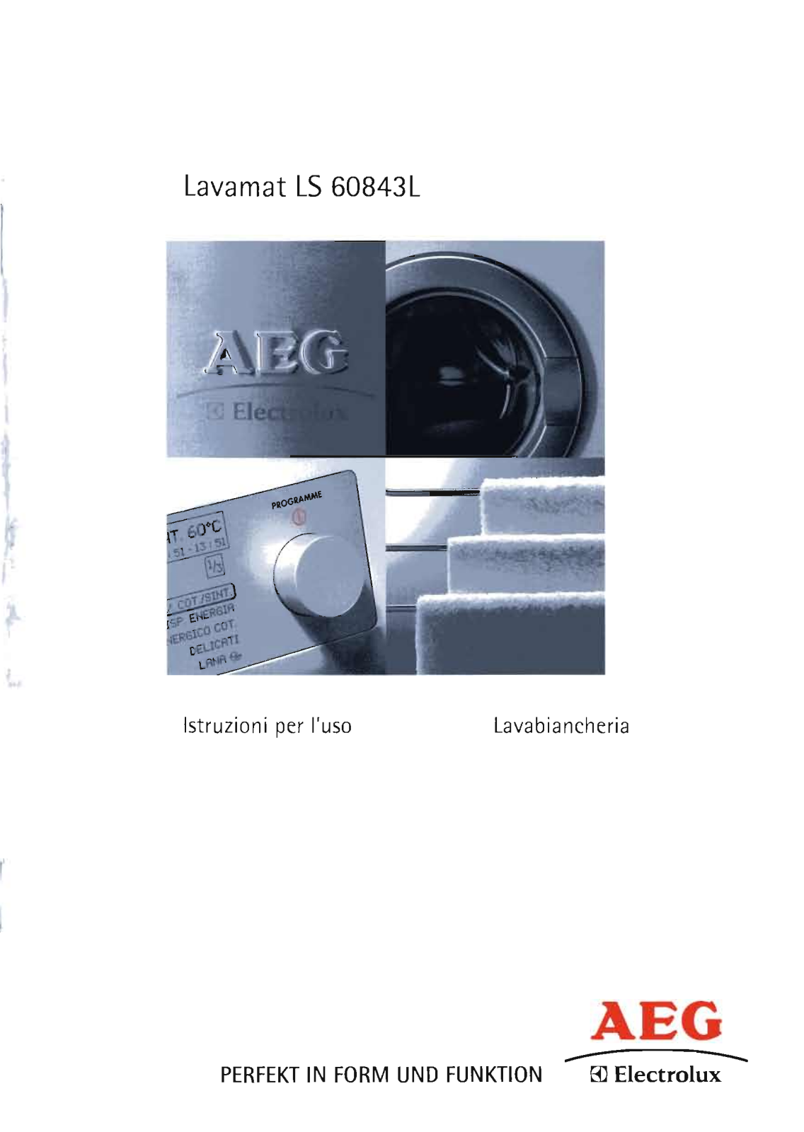 AEG LAVAMAT LS 60843L User Manual