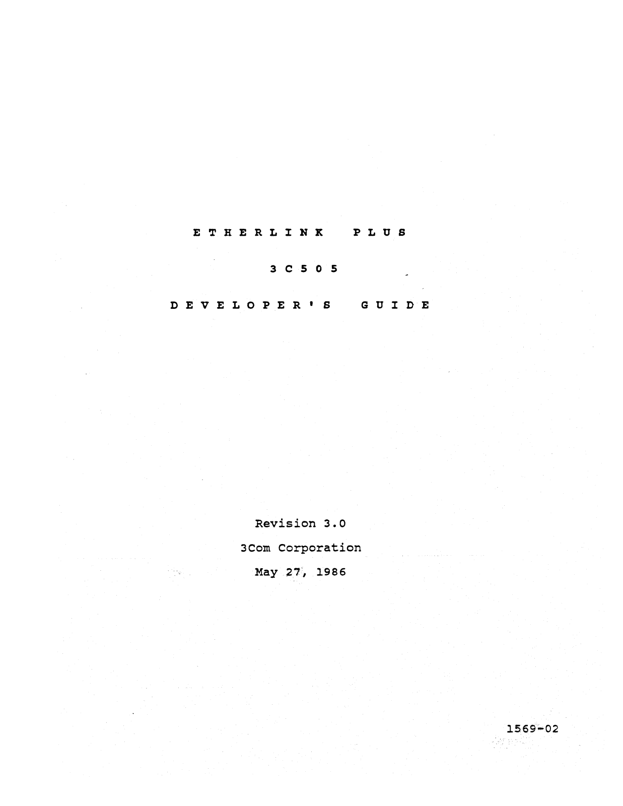 3Com 3C505 Developers Guide - ManualMachine.com