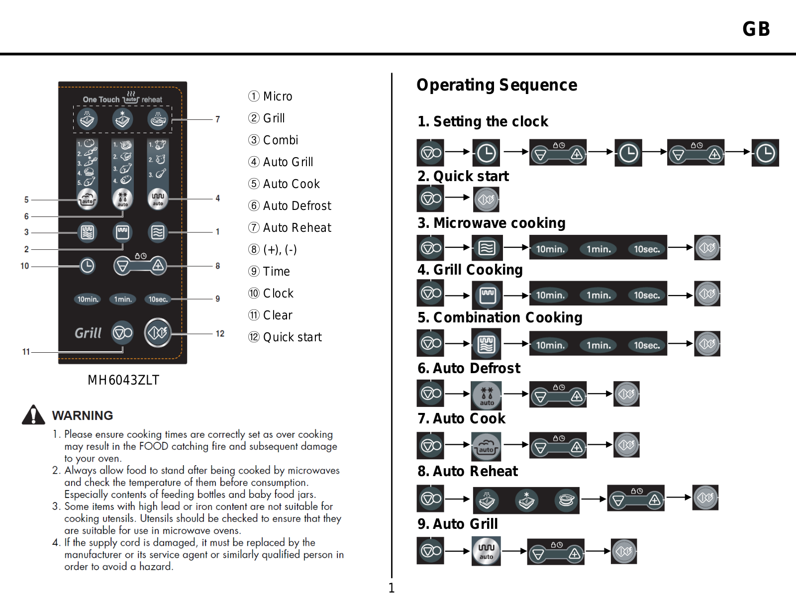 LG MH 6043 ZLT User guide