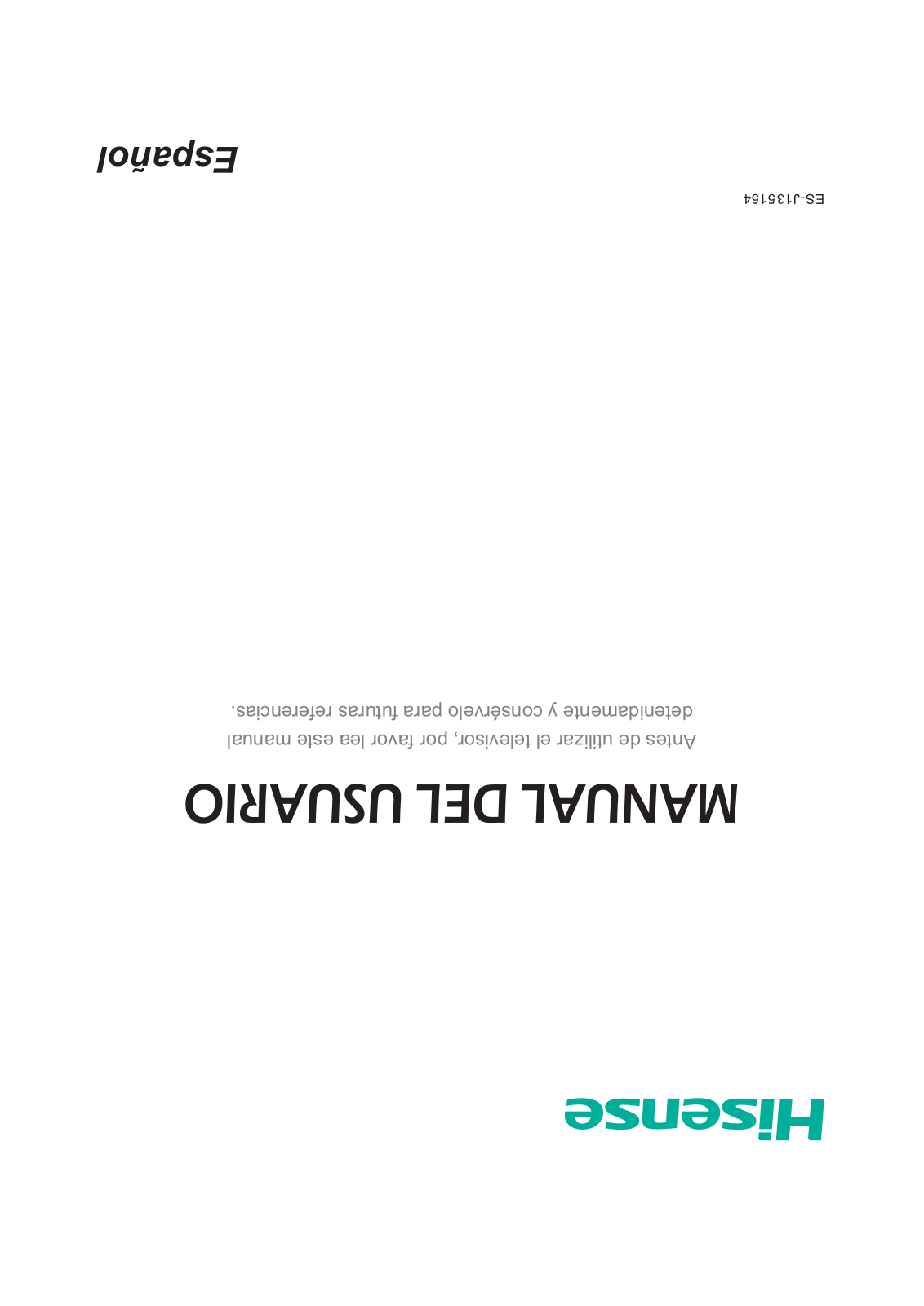 Hisense Electric LCDE0015 User Manual