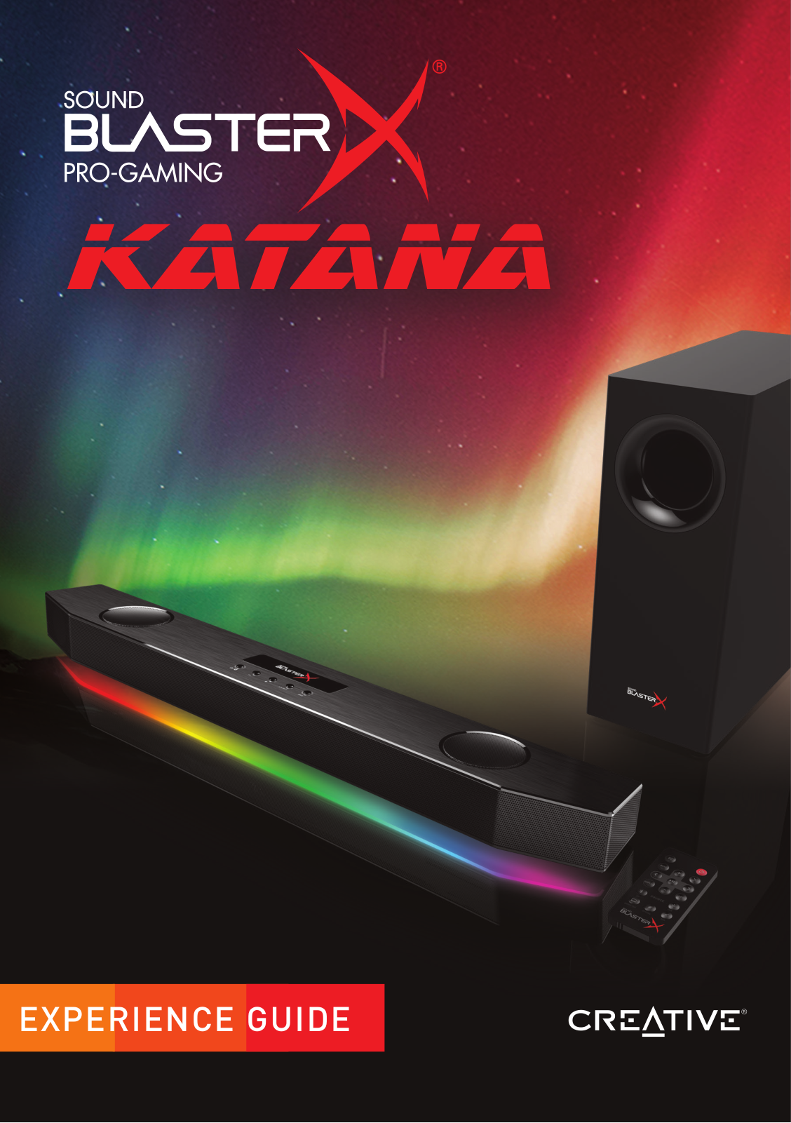 Creative Sound BlasterX Katana black Service Manual