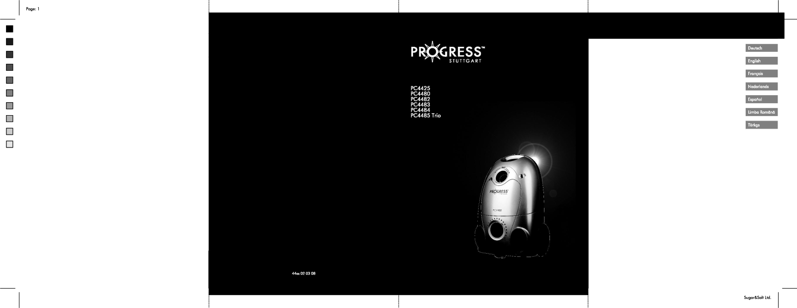 PROGRESS PC4483 User Manual