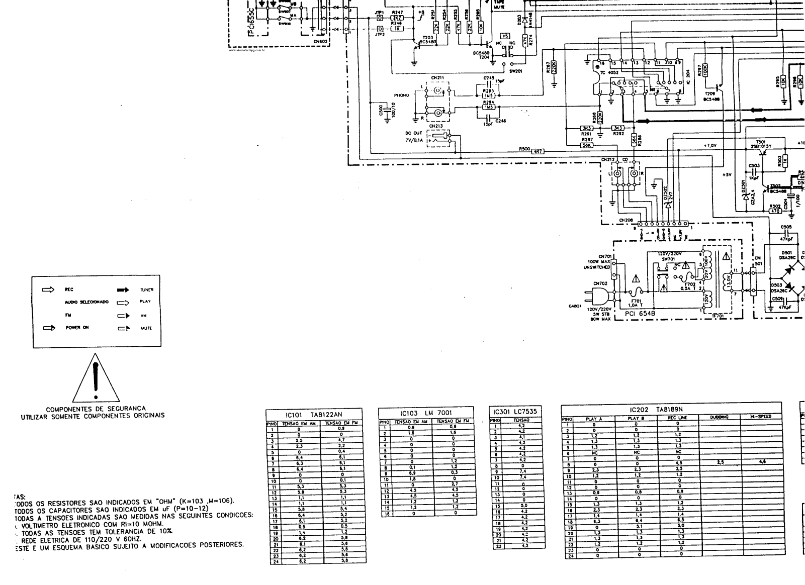 Gradiente AT-70 Schematic