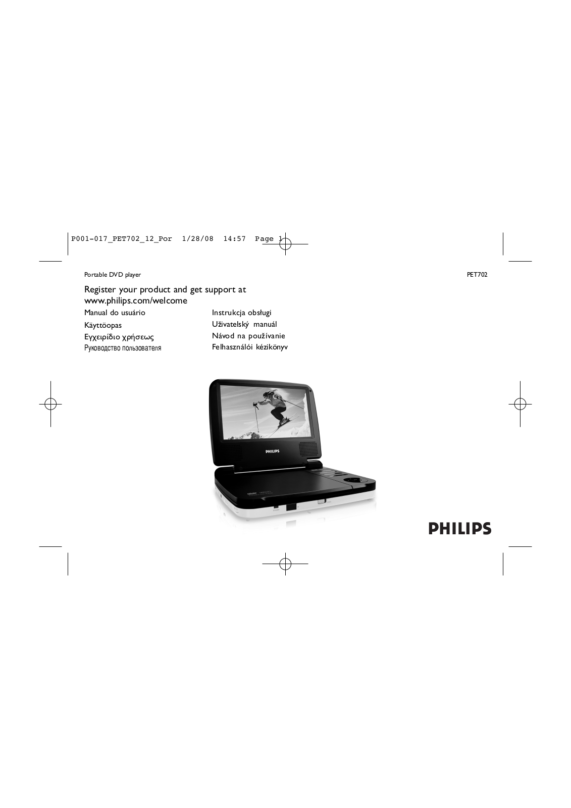 PHILIPS PET702 User Manual