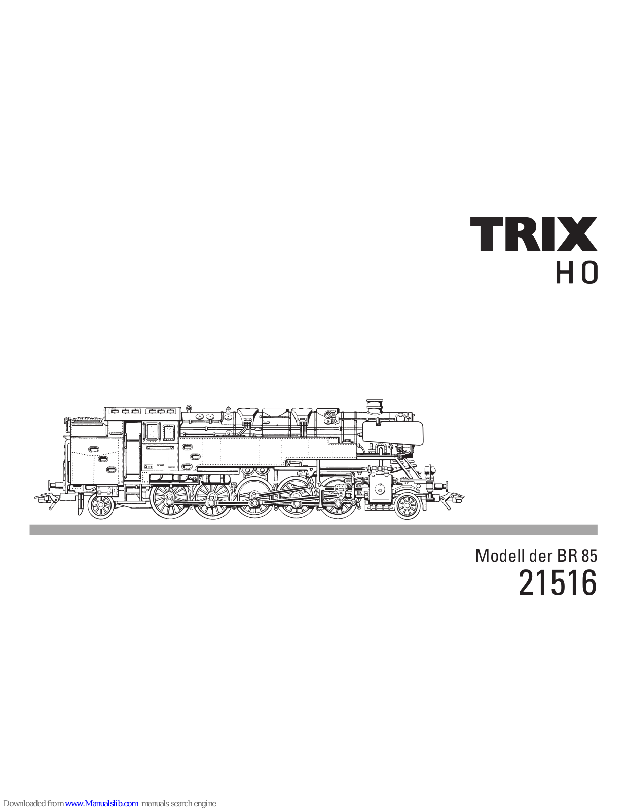 Trix BR 85, 21516, BR 042, 22372 User Manual