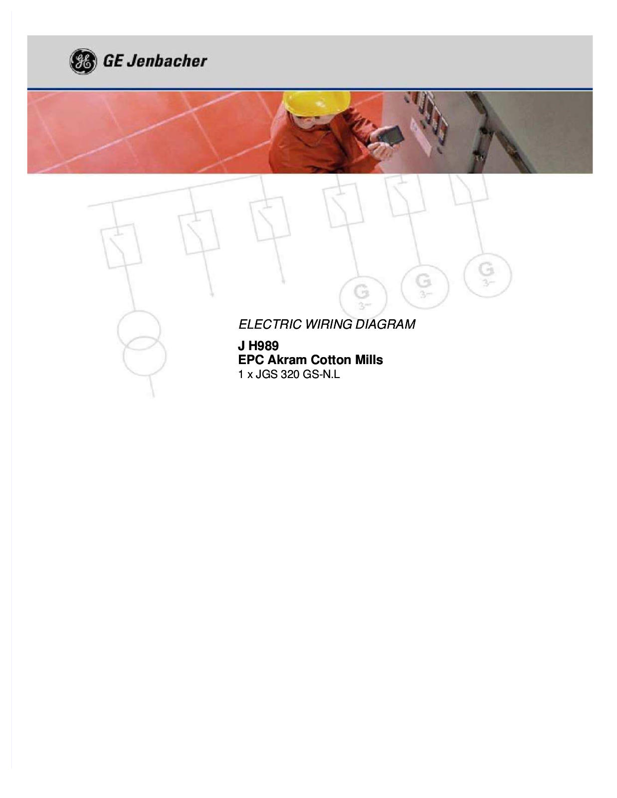 Jenbacher JH989 wiring diagram