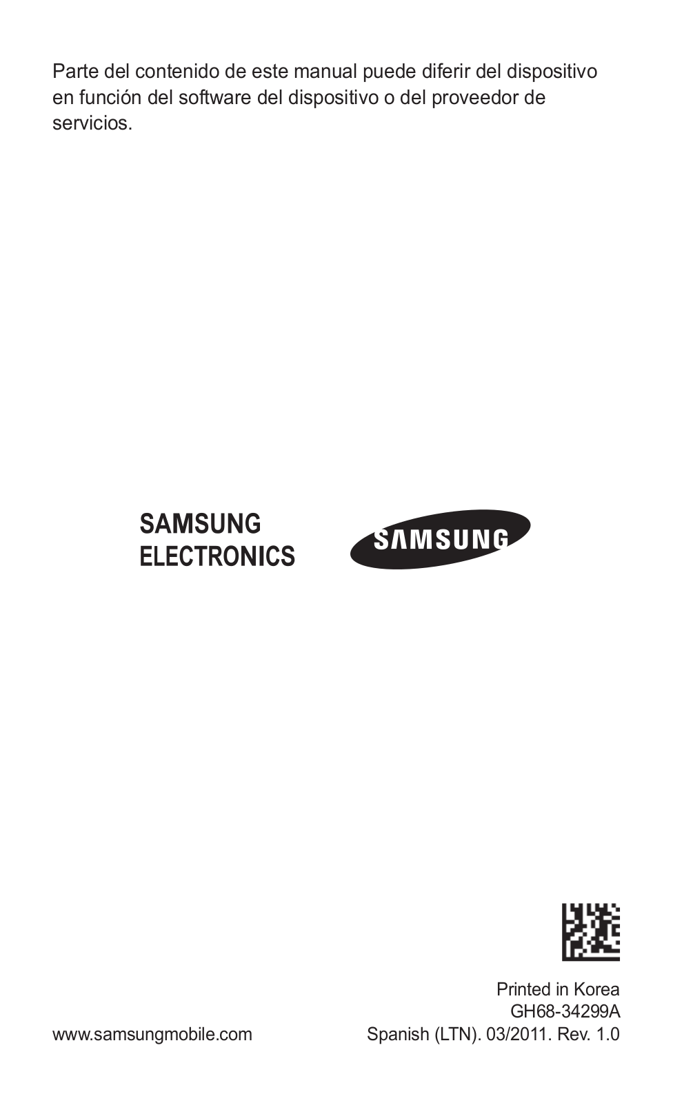 Samsung GT-C3300I User Manual