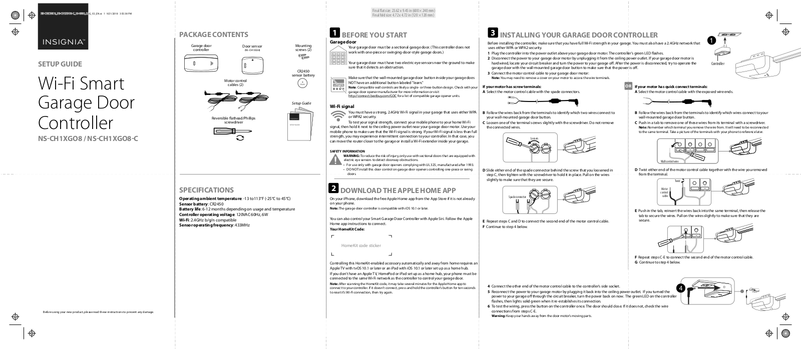 Insignia NS-CH1XGO8, NS-CH1XGO8-C User Manual