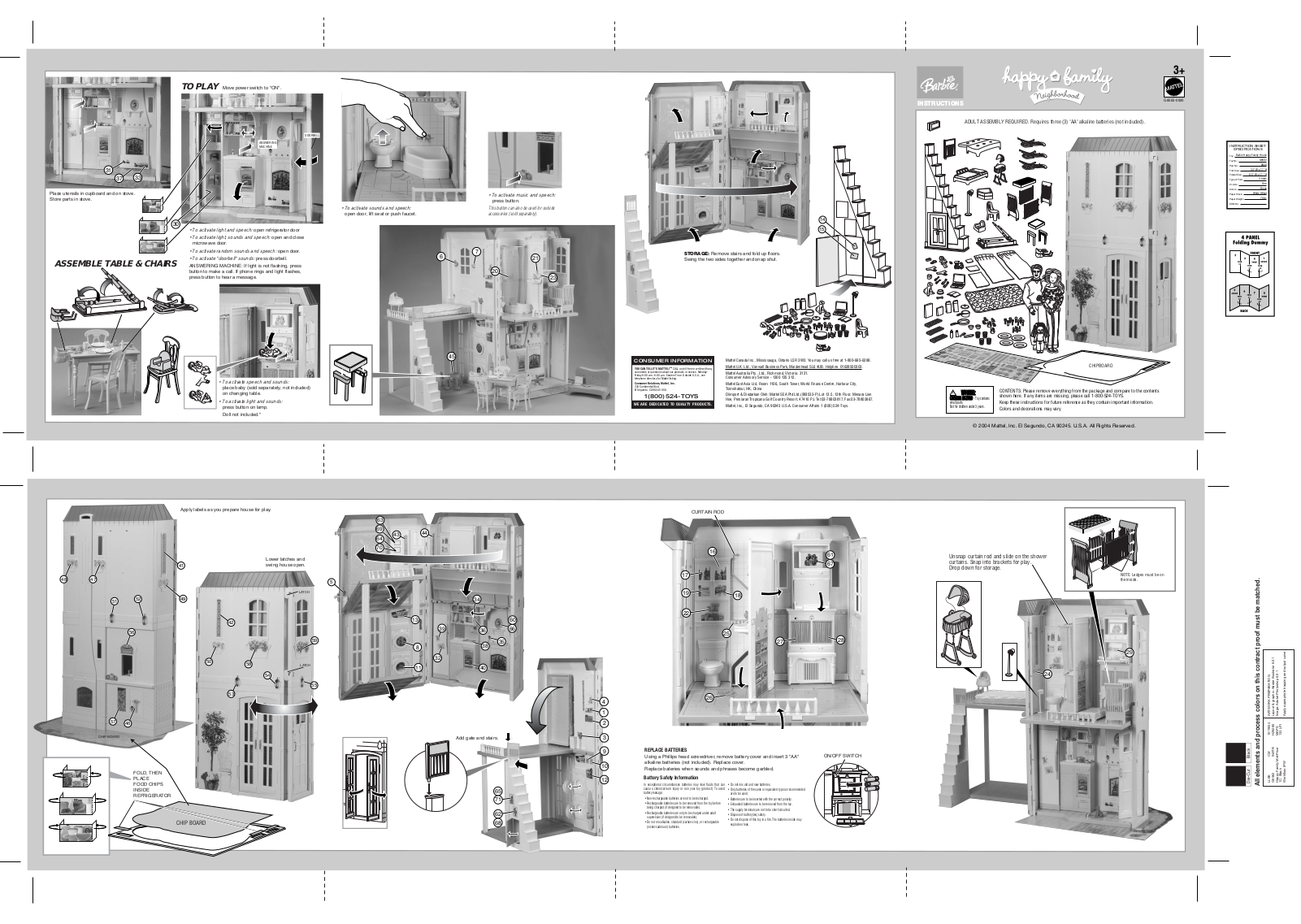 Fisher-Price G8562 Instruction Sheet