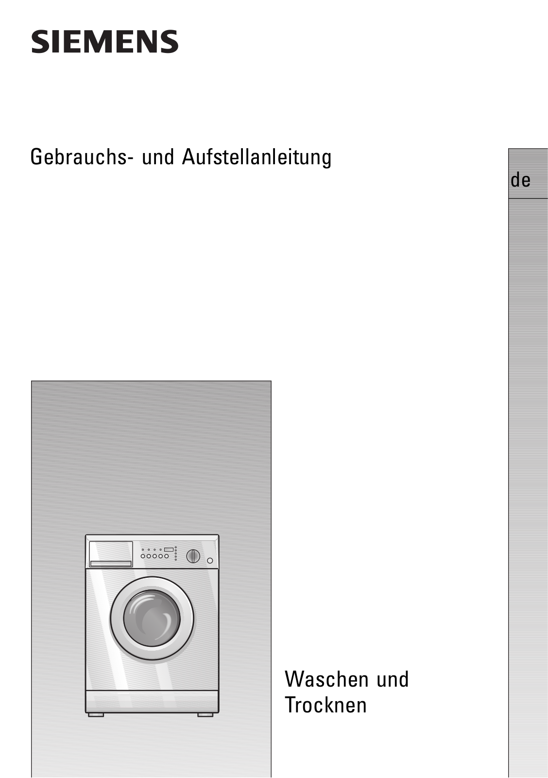 Siemens WDI1441 User Manual