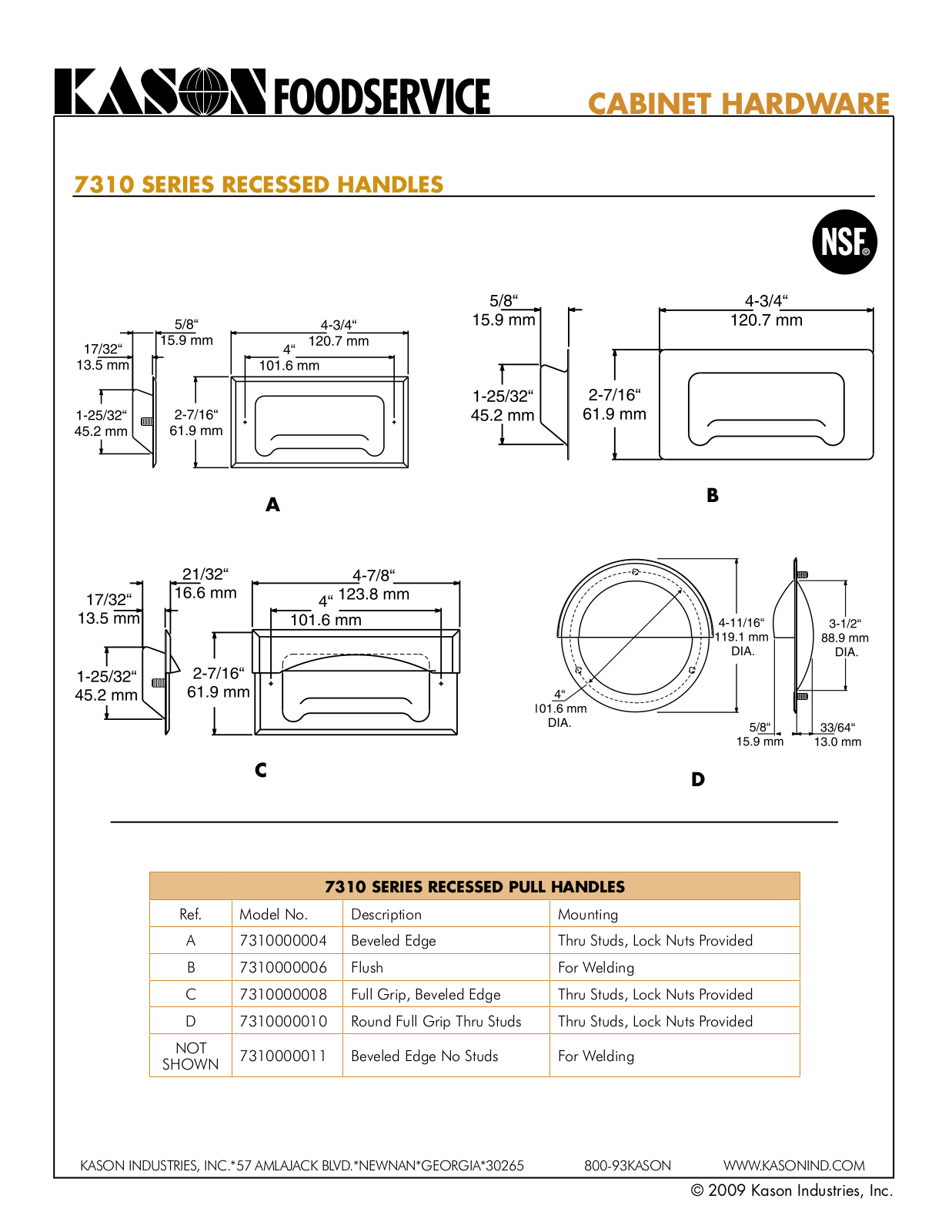 Kason 7310000004 User Manual