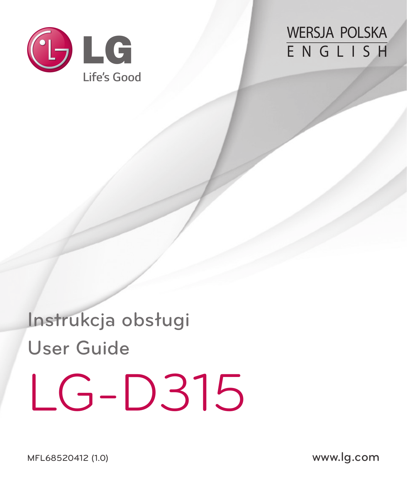 LG LG-D315 Operating Instructions