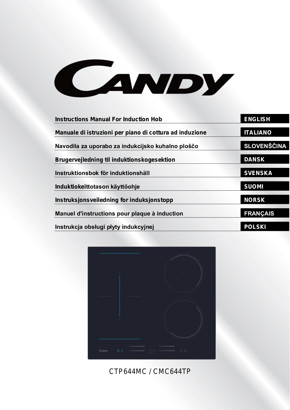 Candy CTP644MC, CMC644TP Instructions Manual