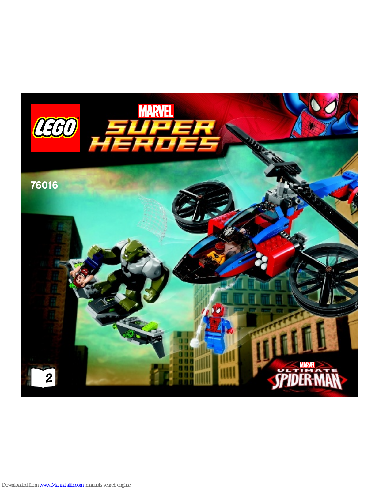 LEGO 76016 SUPER HEROES, HERO FACTORY 44021, Juniors 10673 Assembly Manual