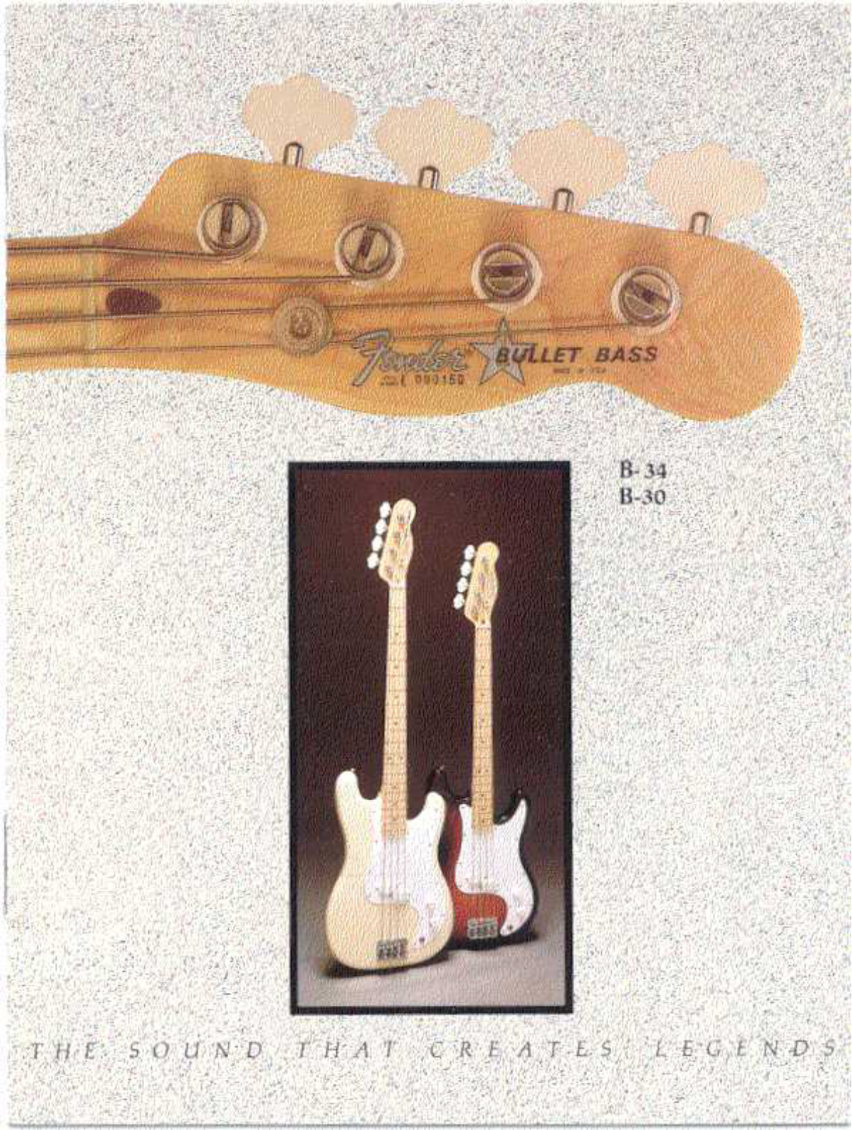 Fender Bullet-B-34-B-30-Basses Operation Manual