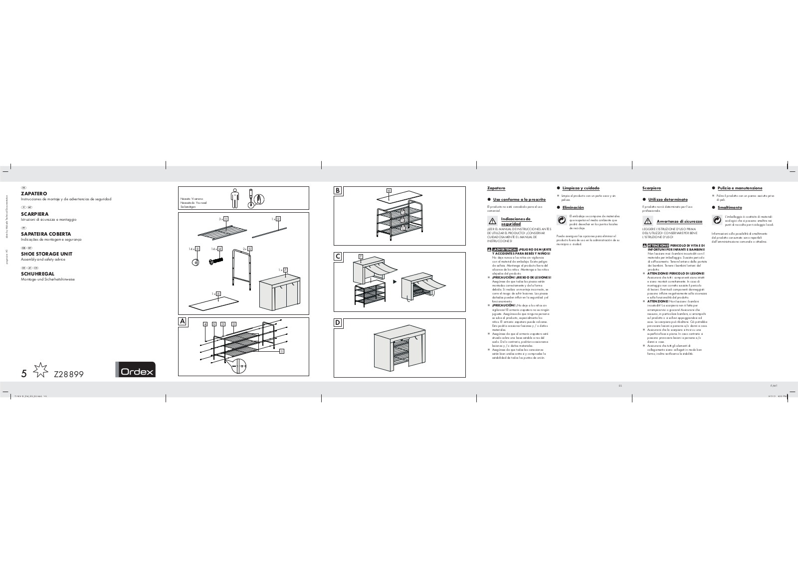 Ordex Z28899 User Manual