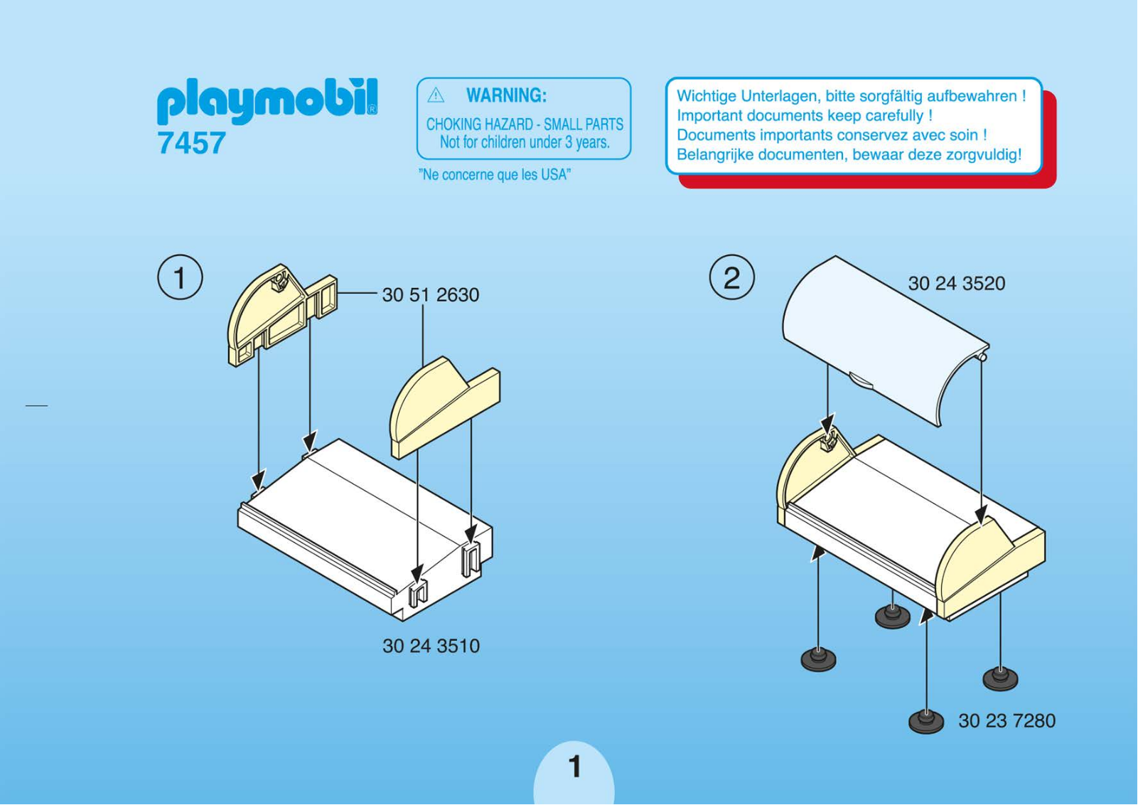 Playmobil 7457 Instructions