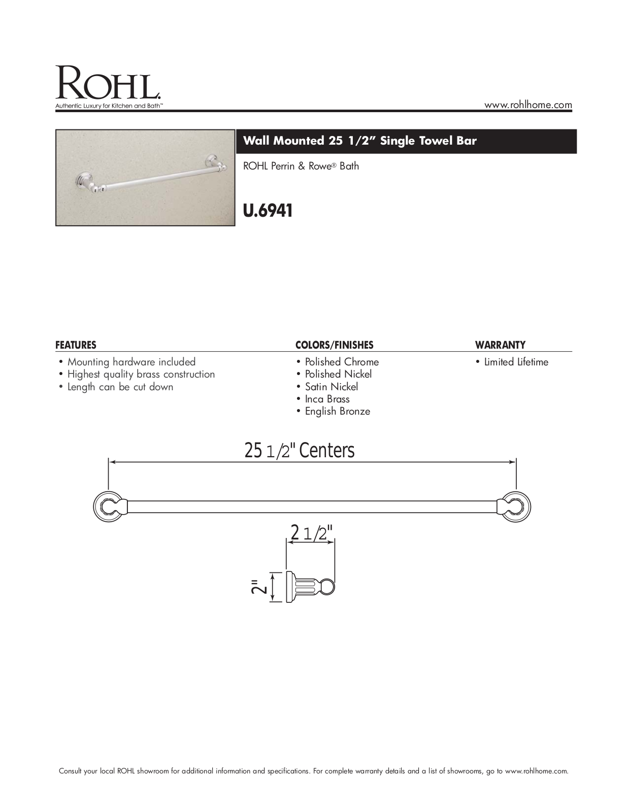 Perrin & Rowe PRWE1081 Specifications - ManualMachine.com