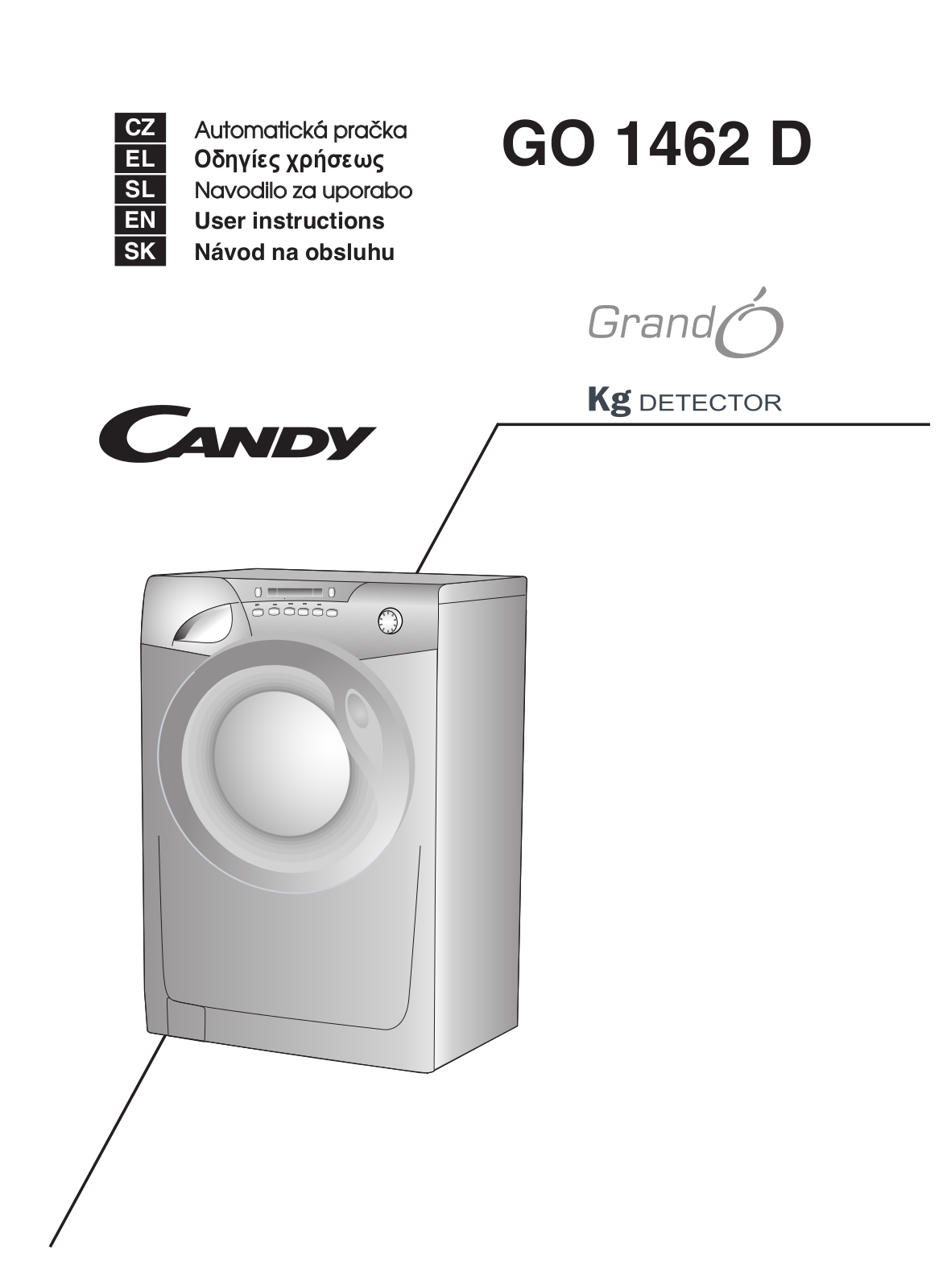 Candy Vita GO 1462 D User Manual