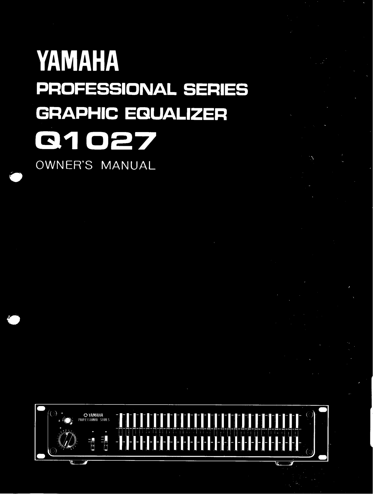 YAMAHA Q1027 User Guide