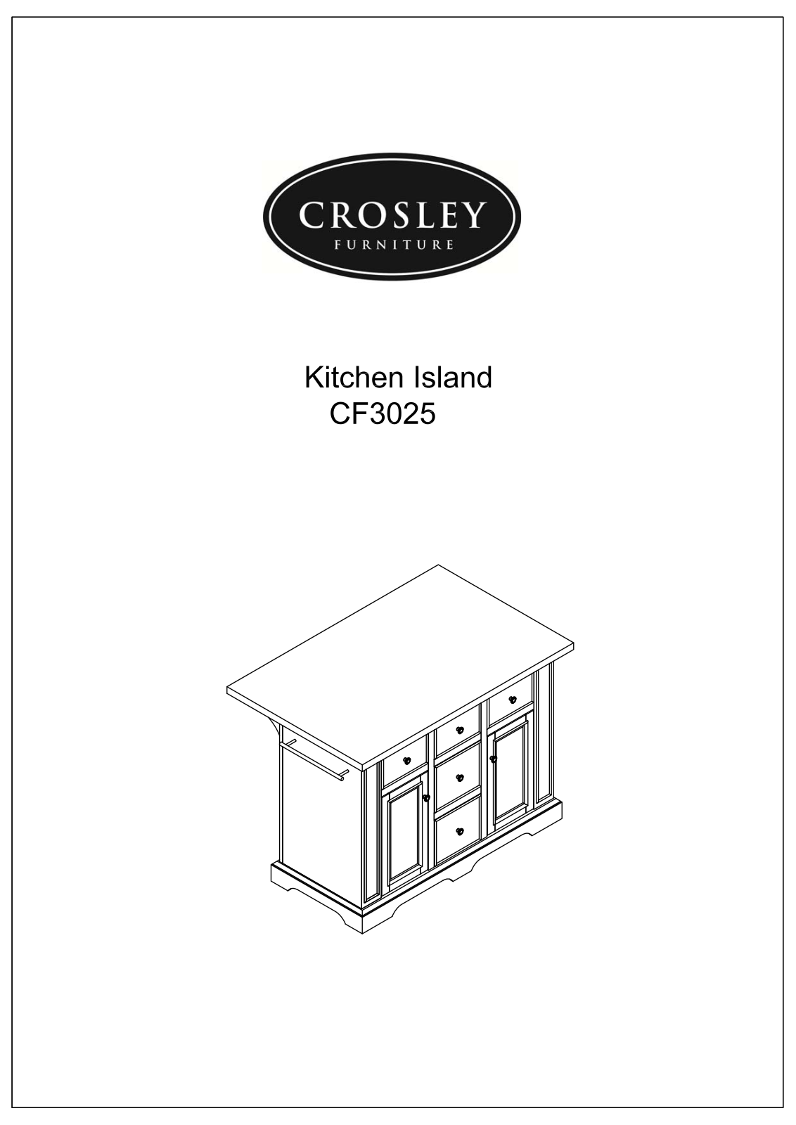 Crosley CF3025 User Manual