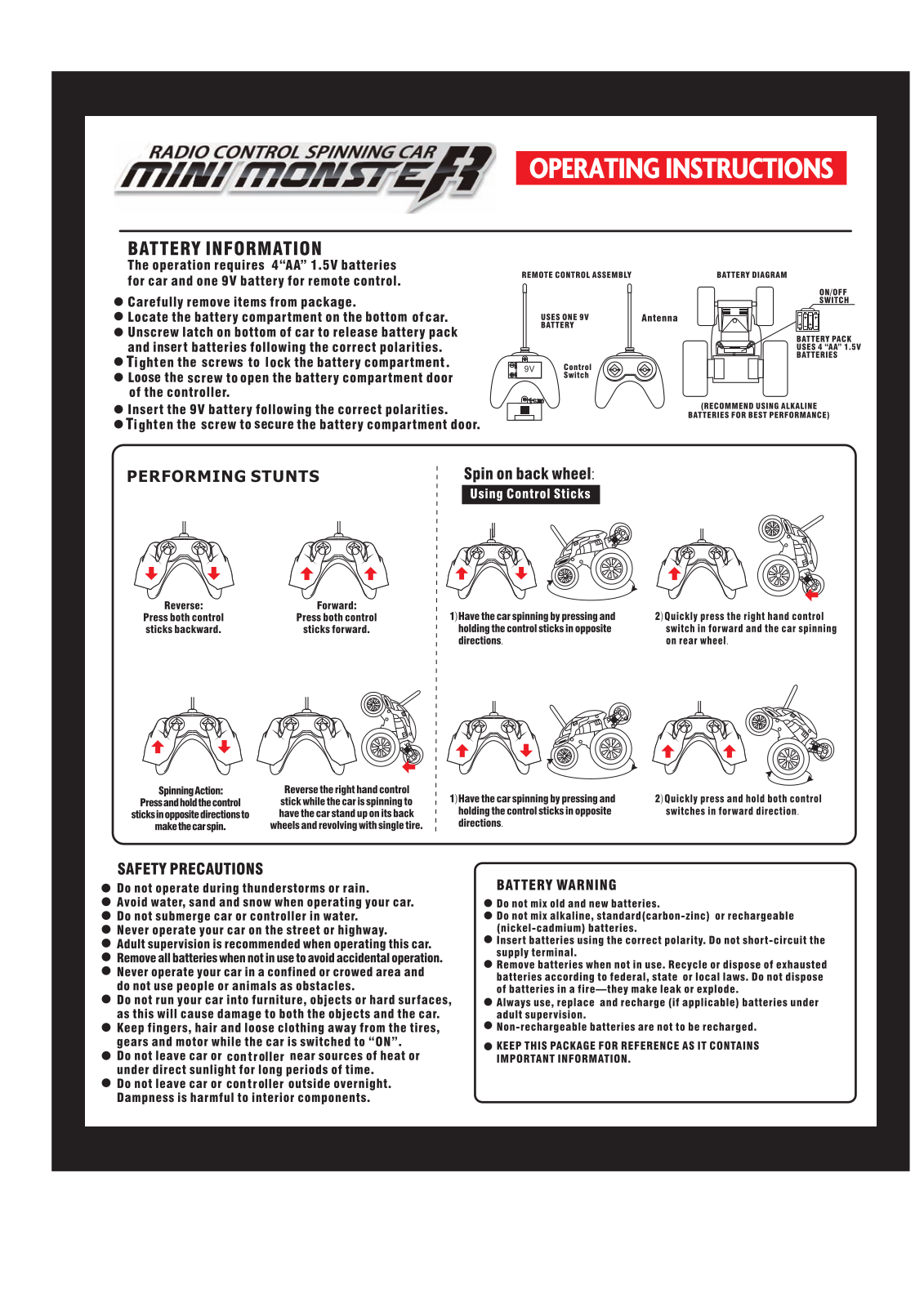 Yinrun Industry 10031-32T27M, 10031-32T49M, 10031-32R49M User Manual