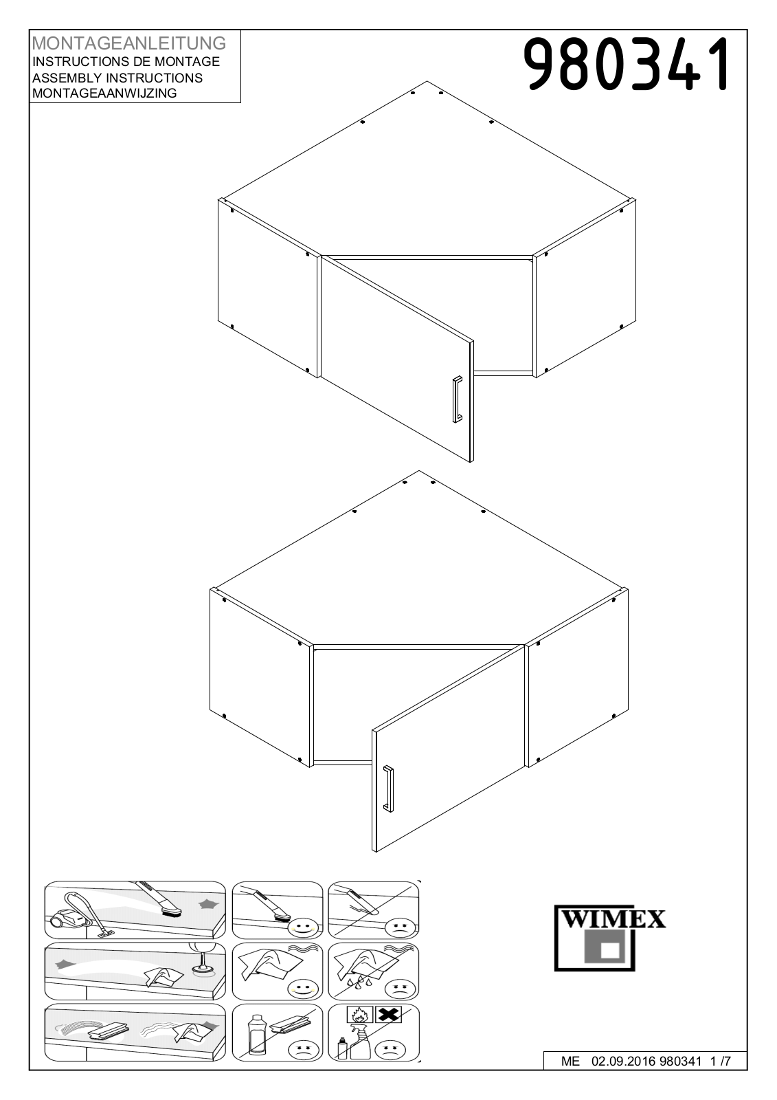 Wimex 980341 Assembly instructions