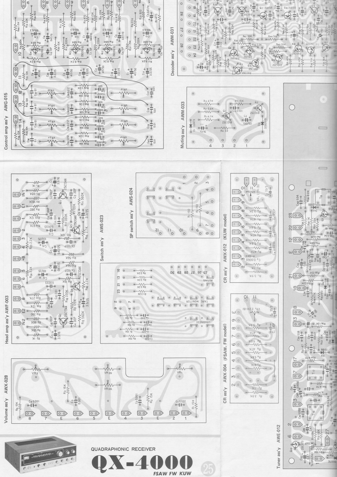 Pioneer QX-4000 Schematic