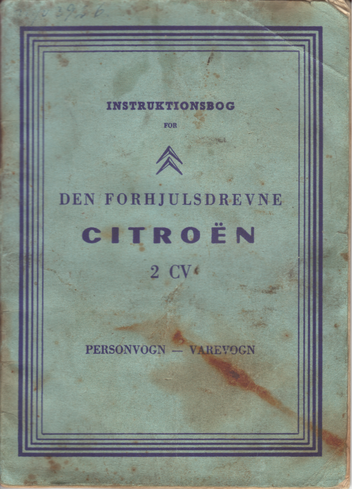 Citroën 2 CV User Manual