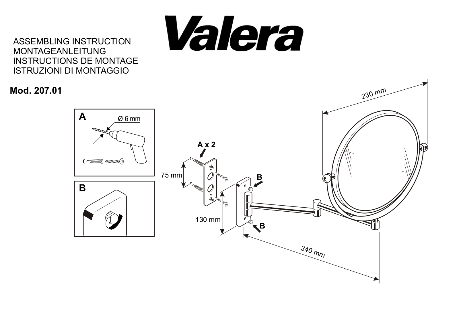 Valera Optima Classic User Manual