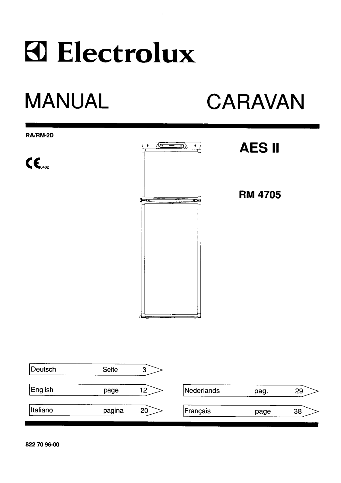 AEG RM4705 User Manual