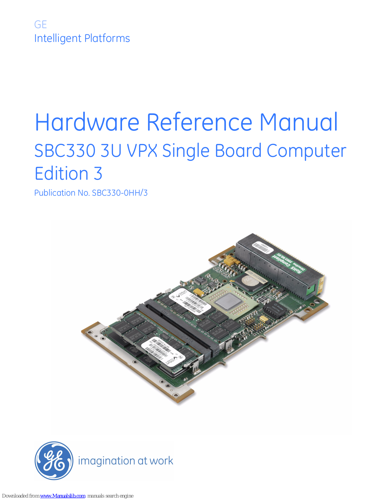 GE SBC330 3U VPX Hardware Reference Manual