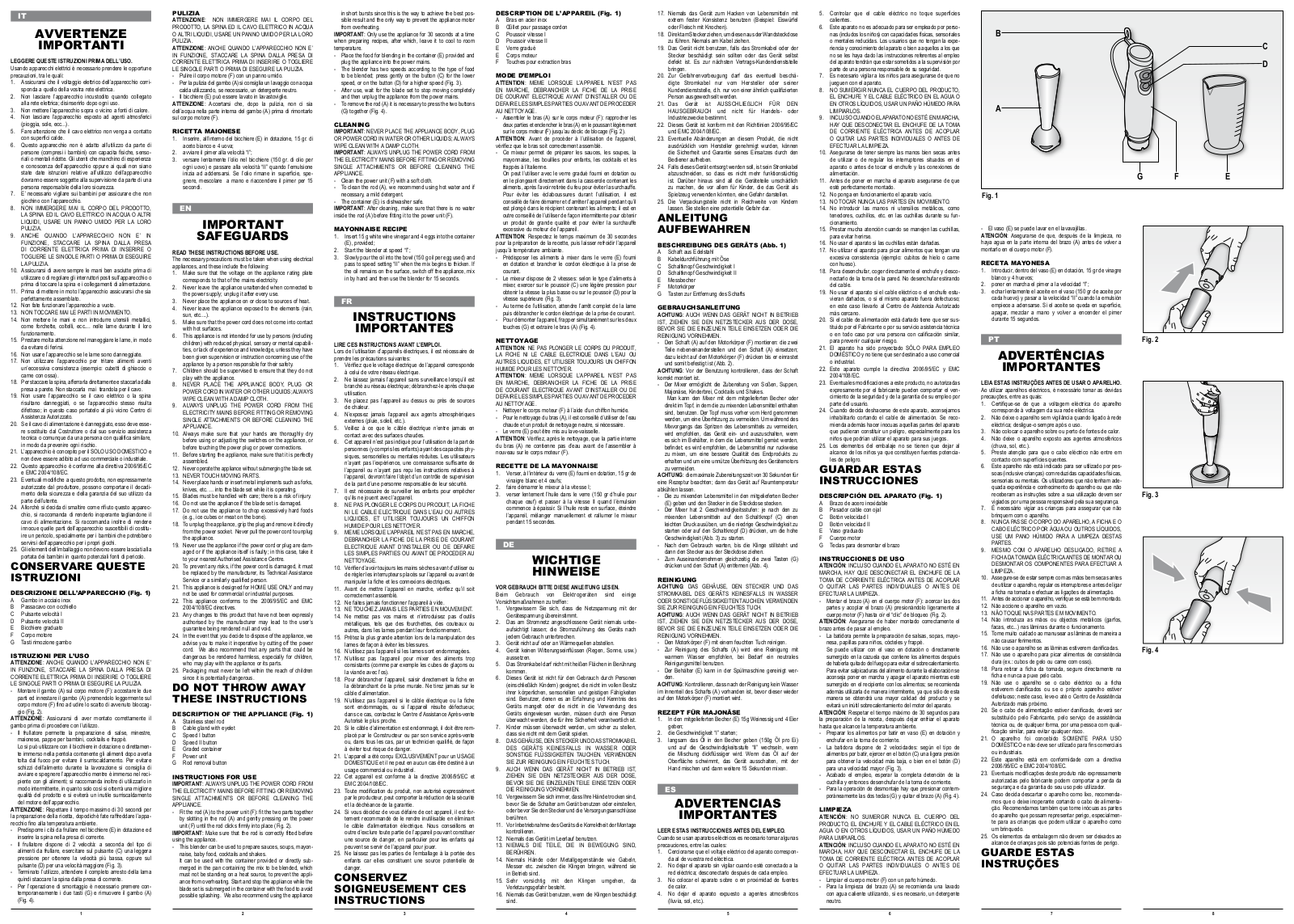 Ariete 882 User guide - ManualMachine.com